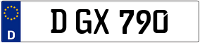 Truck License Plate